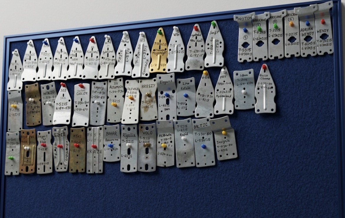 Collection of precision-machined ceiling fan shanks by Gurmann Engineering Industries
